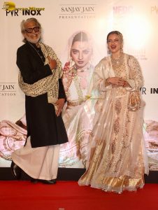 Umrao Jaan Special Screening attended by Rekha, Hema Malini, Janhvi Kapoor, Alia Bhatt, Tabu, and others