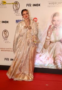 Umrao Jaan Special Screening attended by Rekha, Hema Malini, Janhvi Kapoor, Alia Bhatt, Tabu, and others