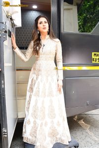 bollywood and tollywood actress Urmila Matondkar pretty in a white dress