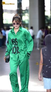 actress Urvashi Rautela gorgeous in a green dress