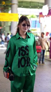 actress Urvashi Rautela gorgeous in a green dress
