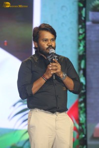 Pre-Release Function of the movie Urvasivo Rakshasivo attended by Allu Sirish, Anu Emmanuel, Allu Aravind and Nandamuri Balakrishna