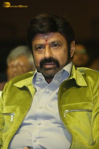 Pre-Release Function of the movie Urvasivo Rakshasivo attended by Allu Sirish, Anu Emmanuel, Allu Aravind and Nandamuri Balakrishna