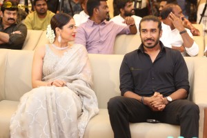 Utsavam Pre-Release Function attended by Dilip Prakash, Regina Cassandra, Brahmanandam, and others