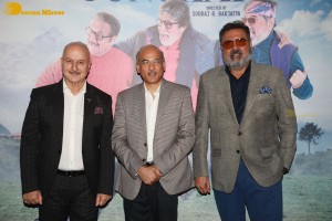 Pictures from the Trailer Launch of the film 'Uunchai' - attended by Anupam Kher, Neena Gupta, Boman Irani and Sarika