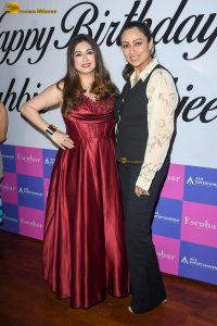 Vahbiz Dorabjee Birthday Party attended by Donal Bisht, Yamini Malhotra, Sudhanshu Pandey, and others