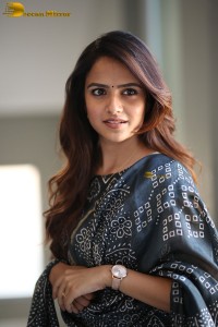 Indian actress Vaishnavi Chaitanya cute in a salwar dress