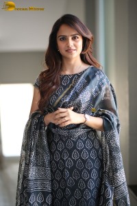 Indian actress Vaishnavi Chaitanya cute in a salwar dress