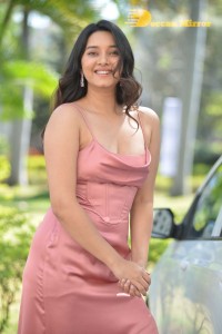 Actress Vaishnavi Patwardhan photoshoot in a Pink Dress
