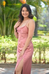 Actress Vaishnavi Patwardhan photoshoot in a Pink Dress
