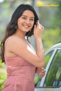 Actress Vaishnavi Patwardhan photoshoot in a Pink Dress