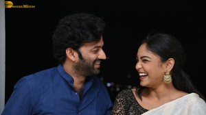 chaitanya rao and lavannya sahukara attend the press meet of the film valentines night