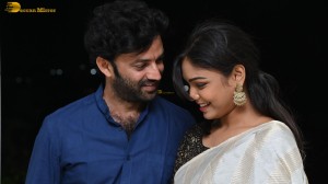 chaitanya rao and lavannya sahukara attend the press meet of the film valentines night