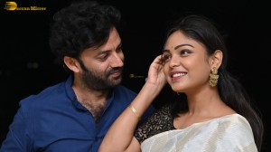 chaitanya rao and lavannya sahukara attend the press meet of the film valentines night