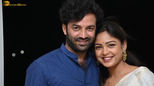 chaitanya rao and lavannya sahukara attend the press meet of the film valentines night