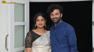 chaitanya rao and lavannya sahukara attend the press meet of the film valentines night