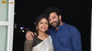 chaitanya rao and lavannya sahukara attend the press meet of the film valentines night