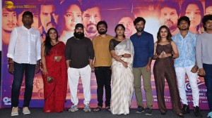 chaitanya rao and lavannya sahukara attend the press meet of the film valentines night