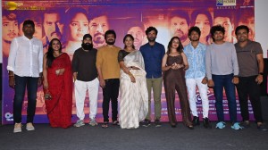 chaitanya rao and lavannya sahukara attend the press meet of the film valentines night