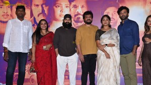 chaitanya rao and lavannya sahukara attend the press meet of the film valentines night