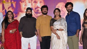 chaitanya rao and lavannya sahukara attend the press meet of the film valentines night