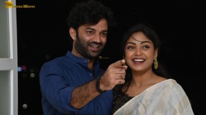 chaitanya rao and lavannya sahukara attend the press meet of the film valentines night