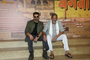 Vanvaas Trailer Launch attended by Sunny Deol, Nana Patekar, Utkarsh Sharma, and Simrat Kaur