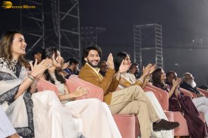 Varanasi title announcement attended by Mahesh Babu, Namrata, Sitara, Prithviraj Sukumaran, and Priyanka Chopra