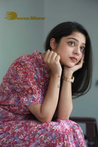 Varsha Bollamma Photoshoot in a Pink Dress