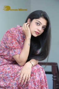 Varsha Bollamma Photoshoot in a Pink Dress