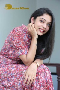 Varsha Bollamma Photoshoot in a Pink Dress
