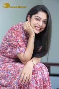 Varsha Bollamma Photoshoot in a Pink Dress