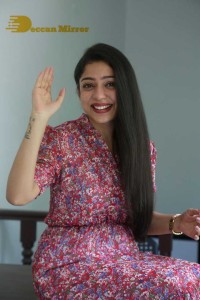 Varsha Bollamma Photoshoot in a Pink Dress