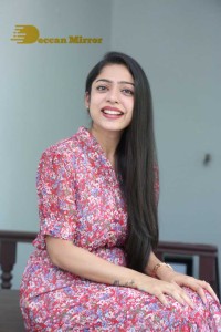 Varsha Bollamma Photoshoot in a Pink Dress