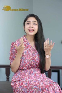 Varsha Bollamma Photoshoot in a Pink Dress