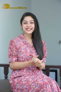 Varsha Bollamma Photoshoot in a Pink Dress