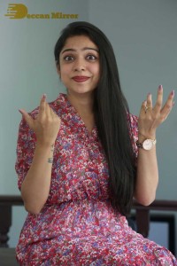 Varsha Bollamma Photoshoot in a Pink Dress
