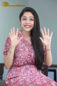 Varsha Bollamma Photoshoot in a Pink Dress