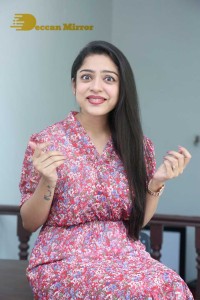Varsha Bollamma Photoshoot in a Pink Dress