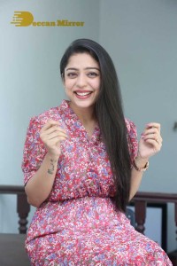 Varsha Bollamma Photoshoot in a Pink Dress