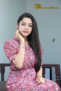 Varsha Bollamma Photoshoot in a Pink Dress