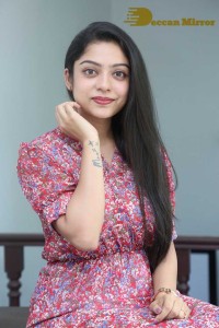 Varsha Bollamma Photoshoot in a Pink Dress