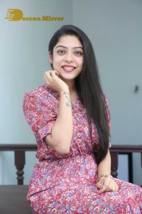 Varsha Bollamma Photoshoot in a Pink Dress