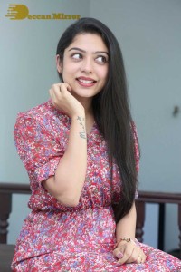 Varsha Bollamma Photoshoot in a Pink Dress