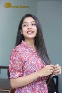 Varsha Bollamma Photoshoot in a Pink Dress