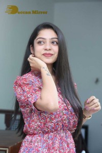 Varsha Bollamma Photoshoot in a Pink Dress