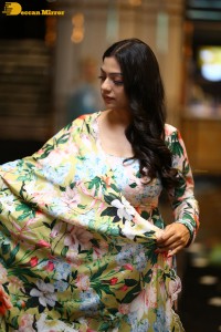 Actress Varsha Bollamma photoshoot in a salwar dress