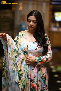 Actress Varsha Bollamma photoshoot in a salwar dress