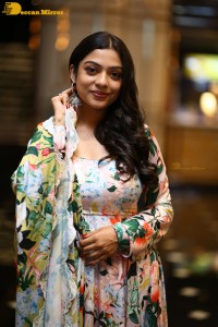 Actress Varsha Bollamma photoshoot in a salwar dress