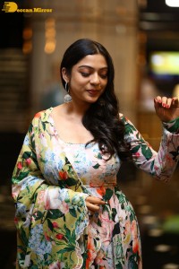 Actress Varsha Bollamma photoshoot in a salwar dress